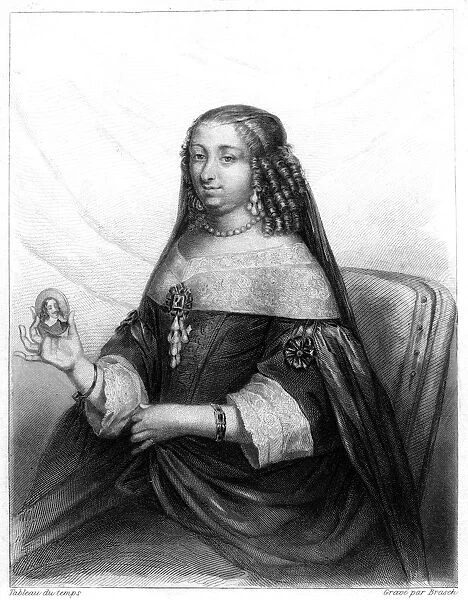 Marguerite of Lorraine, Duchess of Orleans (1615-1672). Artist: Brasch