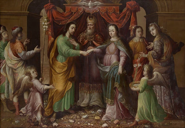 The Marriage of the Virgin, ca. 1690. Creator: Jose Sanchez