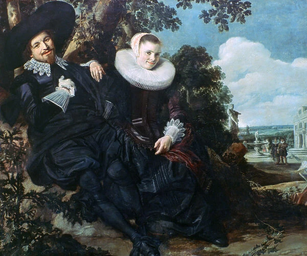 Married Couple in a Garden, c1622. Artist: Frans Hals