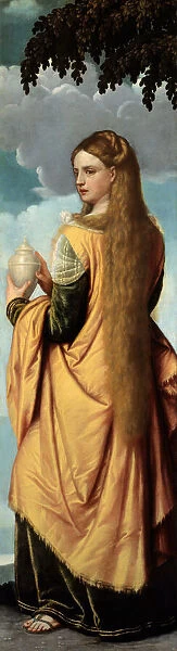 Mary Magdalene, 1540  /  50. Creator: Moretto da Brescia