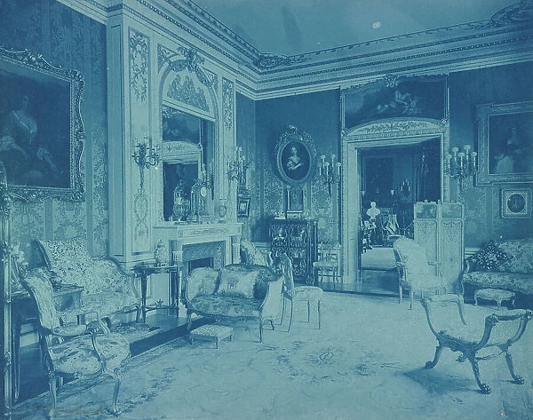 Mary Scott Townsend House, Wash. D.C.: Living room, c1910. Creator: Frances Benjamin Johnston
