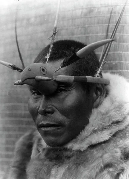 Maskette-Nunivak, c1929. Creator: Edward Sheriff Curtis