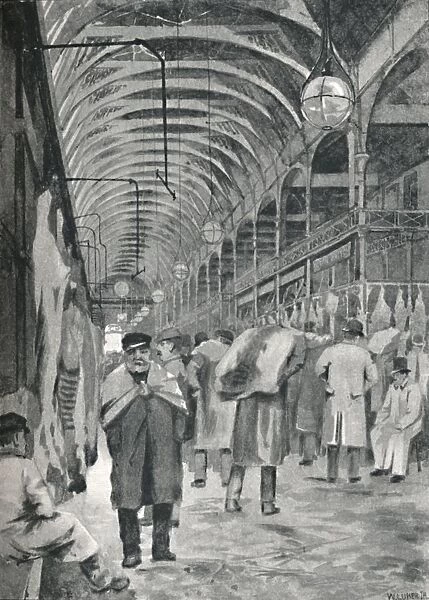 The Metropolitan Meat Market, Smithfield, 1891. Artist: William Luker