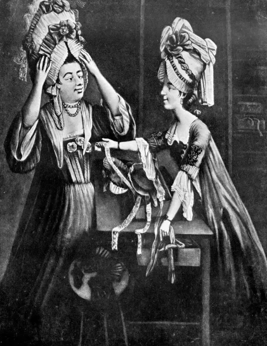 Framed Print : A Milliners Shop Print, 1772 Framed Print : A Milliners Shop Print, 1772