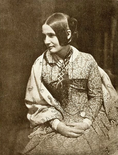 Miss Fillaus, Printed c.1910. Creator: Hill & Adamson. Miss Fillaus, Printed c.1910. Creator: Hill & Adamson