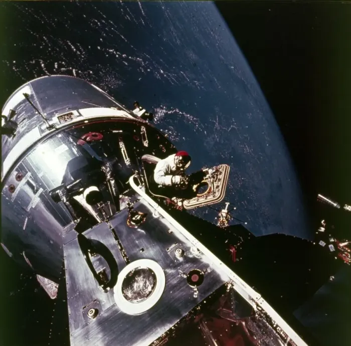 Framed Print : David Scott Emerging from Apollo 9 Spacecraft, March 1969 Print Framed Print : David Scott Emerging from Apollo 9 Spacecraft, March 1969 Print