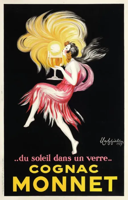 Framed Print : 1927 Monnet Cognac Print Framed Print : 1927 Monnet Cognac Print