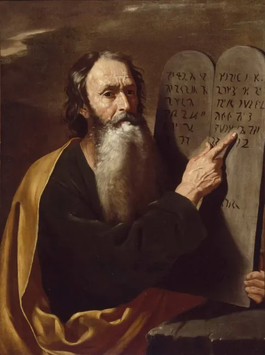 Framed Print : Moses - Private Collection Print Framed Print : Moses - Private Collection Print