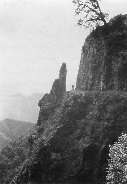 Mountains between kalsi and Chakrata, India, 1917