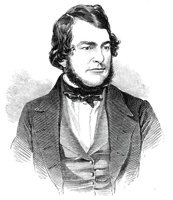 Framed Print : Print of Mr. Ferrand, 1844