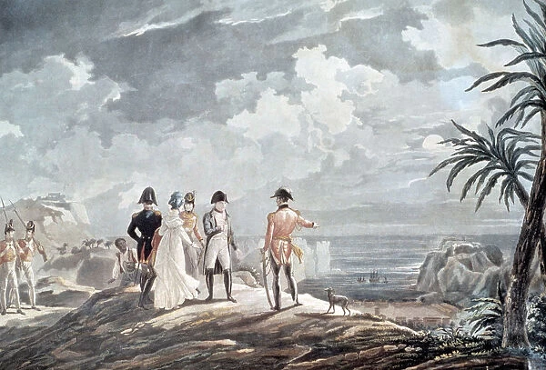 Napoleon in Saint Elena island Napoleon Bonaparte (1769-1815), French emperor