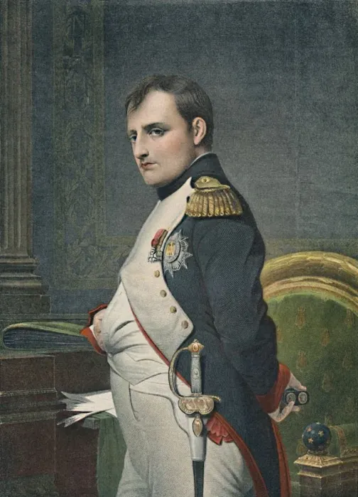 Framed Print : Napoleon in His Study, c1800, Print (1896) Framed Print : Napoleon in His Study, c1800, Print (1896)