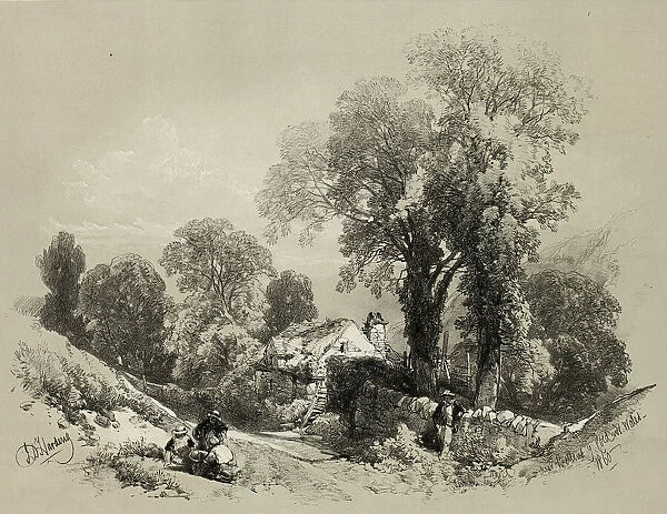 Near Bettws y Coed, N. Wales, from Picturesque Selections, 1860