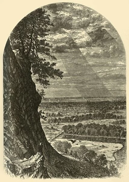 New Haven, View from East Rock, 1874. Creator: John Filmer