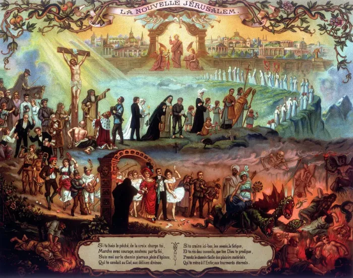 Framed Print : Print of The New Jerusalem, c1900 Framed Print : Print of The New Jerusalem, c1900