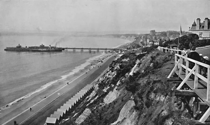 Framed Print : Print of The New Undercliff Drive, c1910 Framed Print : Print of The New Undercliff Drive, c1910