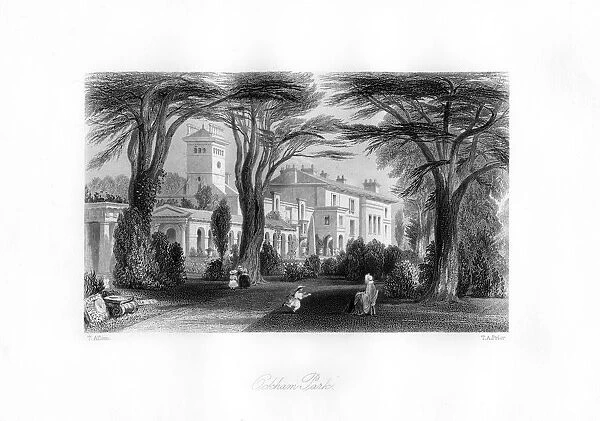 Ockham Park, Surrey, 19th century. Artist: TA Prior