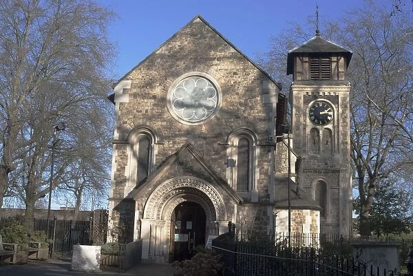 Old St Pancras Church, near St Pancras rail station, Camden, London, NW1, England