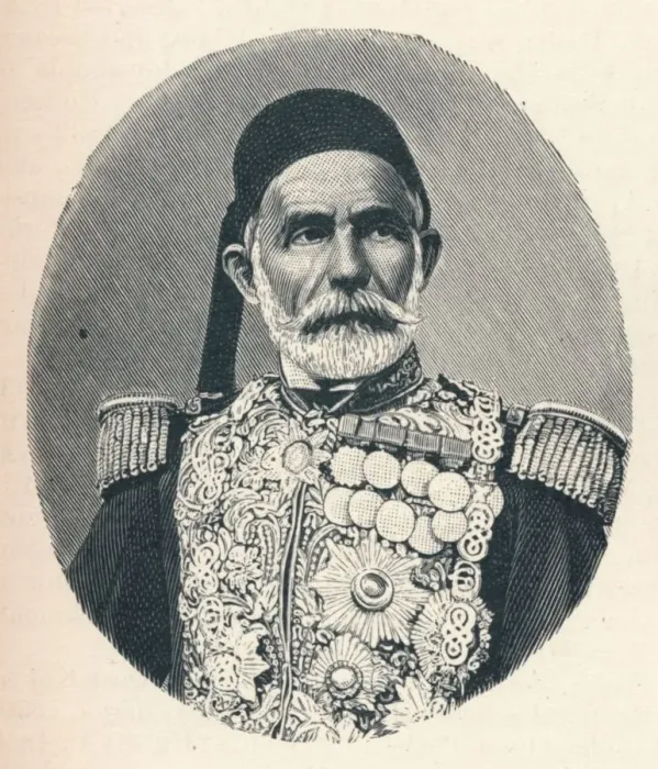 Framed Print : Ottoman General Omar Pasha Print Framed Print : Ottoman General Omar Pasha Print