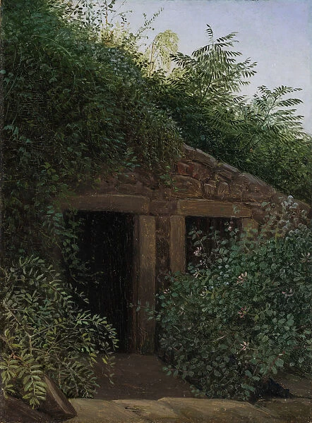 An Overgrown Mineshaft, ca. 1824. Creator: Carl Gustav Carus