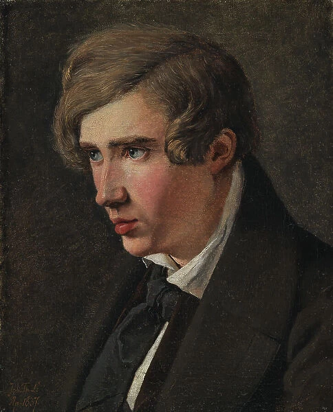 The Painter Thorald Læssoe, 1837. Creator: Johan Thomas Lundbye