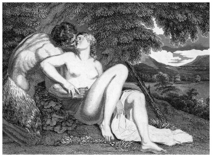 Framed Print : Pan and Syrinx Print Framed Print : Pan and Syrinx Print