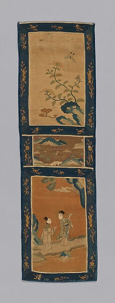 Panel (For a Screen), China, Qing dynasty (1644-1911), 1875  /  1900. Creator: Unknown
