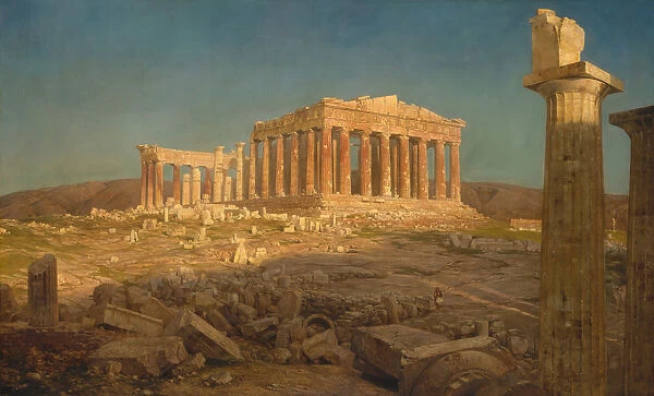 The Parthenon, 1871. Creator: Frederic Edwin Church
