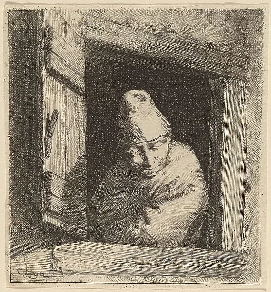 The Peasant in a Window. Creator: Cornelis Bega
