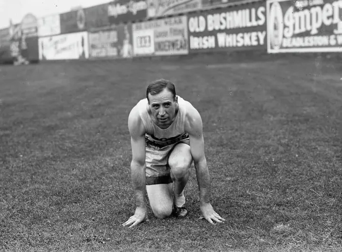 Framed Print : Peter C. Gerhardt Print, c1910-1915, a track and field athlete in action Framed Print : Peter C. Gerhardt Print, c1910-1915, a track and field athlete in action