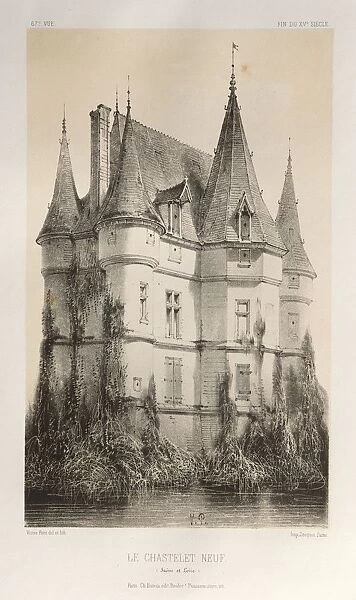 Pl. 67, Le Chastenet-Neuf Saone et Loire), 1860. Creator: Victor Petit (French