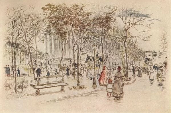 Place de la Madeleine, 1915. Artist: Jean Francois Raffaelli