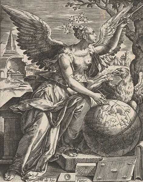 Plate 7: Astronomia, from The Seven Liberal Arts, ca. 1628-66. ca. 1628-66. Creator: Paul Fürst