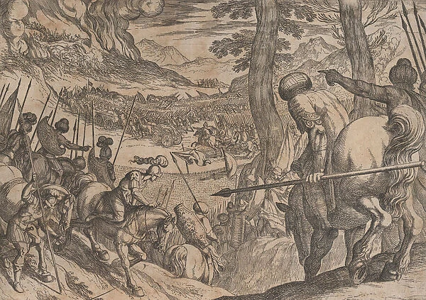 Plate 8: Alexander Encircling the Enemy Troops with Fire