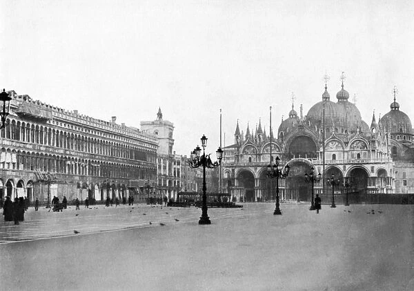 Plaza San Marco, Venice, Italy, 1908-1909. Artist: Homer L Knight