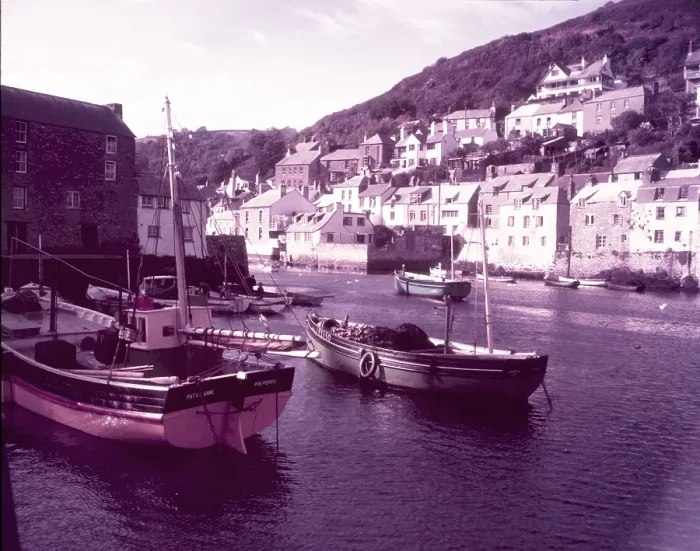 Framed Print : Polperro Harbour Print, Cornwall, c1955 Framed Print : Polperro Harbour Print, Cornwall, c1955
