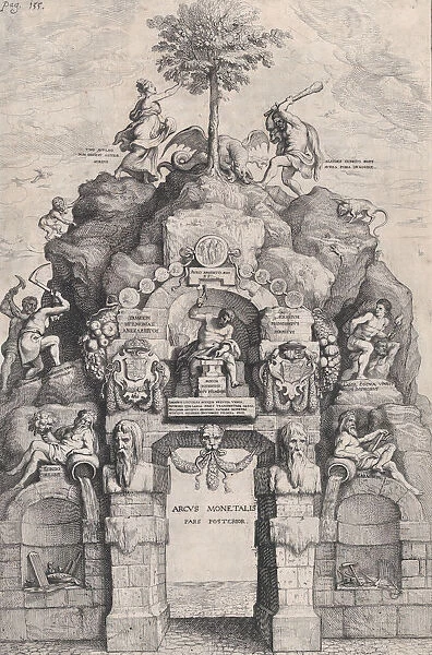 Pompa Introitus... Ferdinand, Austriaci. Antwerp, 1635. 1635. Creators: Theodoor van Thulden, Gaspar Gevaerts
