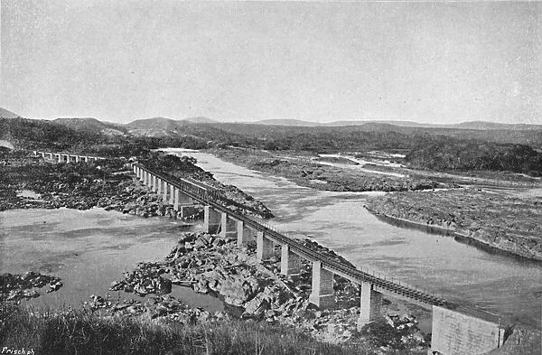 Ponte de Jaguara, (Jaguare Bridge), 1895. Artist: Axel Frick