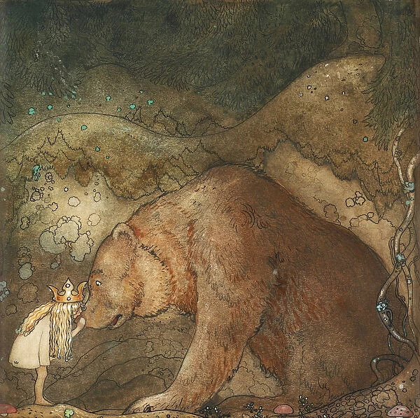 Poor little bear!, 1912. Artist: Bauer, John (1882-1918)