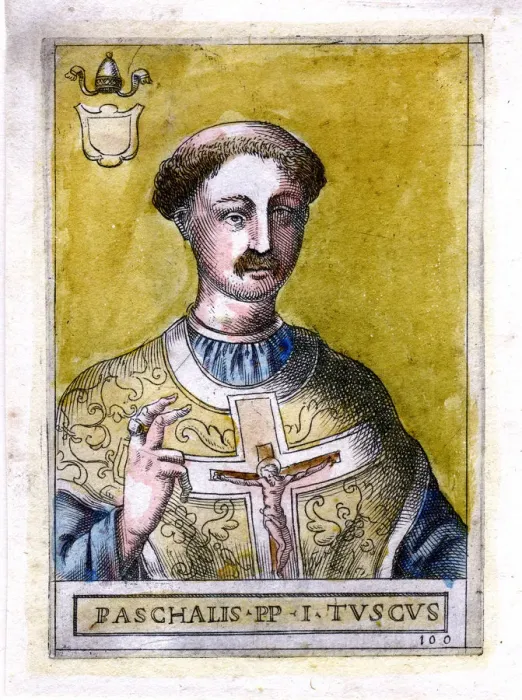 Framed Print : Pope Paschal I Print Framed Print : Pope Paschal I Print