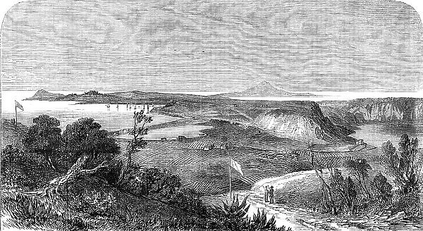The Port and Castle of Baie: The Cape of Misenum Site of the Garden of Lucullus... 1856. Creator: Unknown