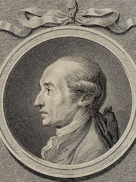 Portrait of the composer Johann Anton André (1775-1842). Creator: Berger, Daniel (1744-1824)