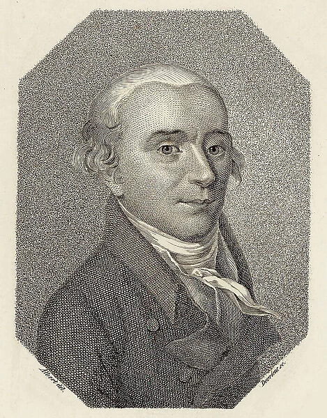 Portrait of the composer Muzio Clementi (1752-1832). Creator: Devrient, Wilhelm (1799-after 1866)