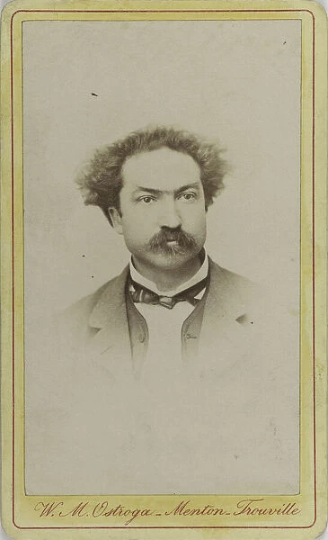 Portrait of the composer Robert Planquette (1848-1903), c. 1880. Creator: Photo studio W