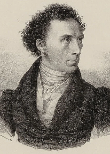 Portrait of the composer Theobald Bohm (1794-1881), 1830