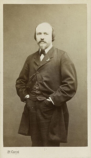 Portrait of the composer Victor Masse(1822-1884), ca 1865