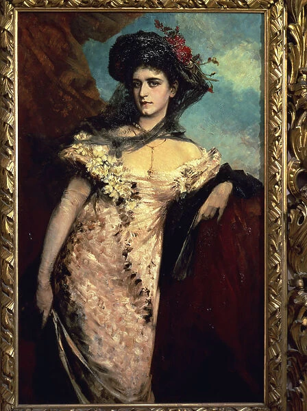 Portrait of Francisca Charlemont, 1878 by Hans Makart