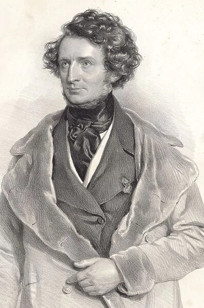 Portrait of Hector Berlioz (1803-1869), 1845