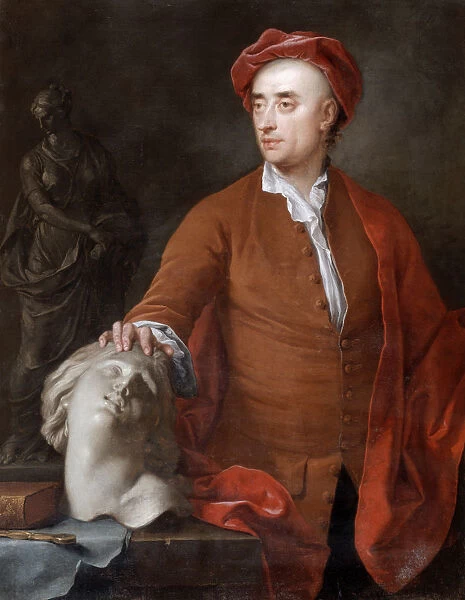 Portrait of John Michael Rysbrack, (presumed), 18th century. Artist: Samuel Buck