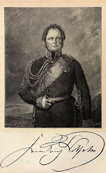 Portrait of the King Frederick William IV of Prussia (1795-1861). Creator: Anonymous